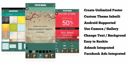 Poster maker photo collage flyer designer ads page designer codermarket.png