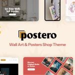 Postero wall art poster woocommerce theme codermarket.jpeg