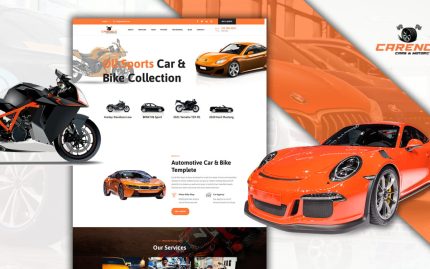 Powar carency car and automobile showroom one page wordpress theme.jpg