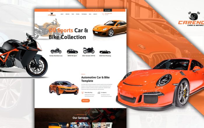 Powar carency car and automobile showroom one page wordpress theme.jpg