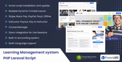 Powerlms php laravel learning management system script codermarket.png