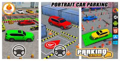 Prado car parking unity 3d game codermarket.png