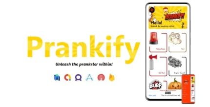 Prankify funny prank sounds app admob firebase onesignal codermarket.jpeg