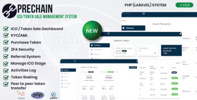 Prechain ico token sale management system codermarket.png