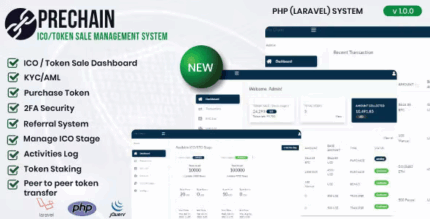 Prechain ico token sale management system codermarket.png
