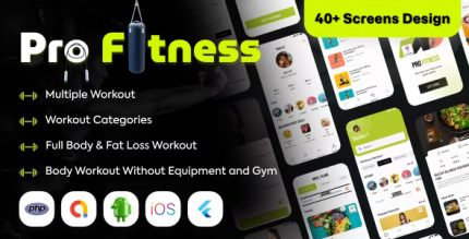 Prefit fitness home workout gym workout plan tracker flutter app .jpg