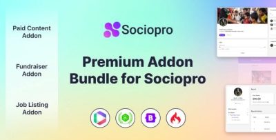 Premium addon bundle for sociopro private social network codermarket.jpeg