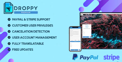 Premium subscription droppy online file transfer and sharing codermarket.png