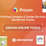 Pricom printing company design services wordpress theme codermarket.png