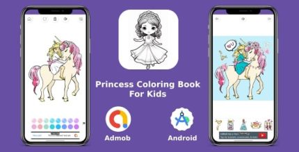 Princess coloring book for kids with admob gdpr android 13 supported .jpg