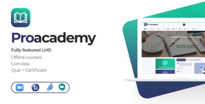 Proacademy 2 lms live classes marketplace codermarket.jpg
