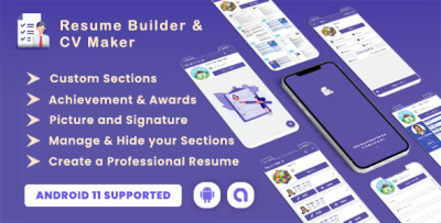 Professional resume builder and cv maker android 11 supported codermarket.png