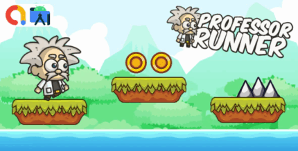 Professor runner android studio game with admob ready to publish codermarket.png