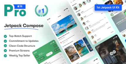 Prokit android jetpack compose ui kit codermarket.png