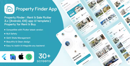 Property finder rent sale flutter 3x android ios app ui template .png