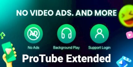 Protube extended android youtube lightweight video audio downloader .jpeg