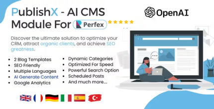 Publishx ai powered cms for perfex crm codermarket.png