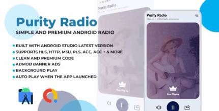 Purity radio simple and premium radio player for android codermarket.png