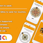 Qiblaty qibla compass for find direction to makkah for salat android app .png