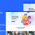 Qolle digital marketing agency elementor template kit codermarket.png