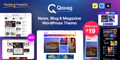Qoxag wordpress news magazine theme codermarket.png
