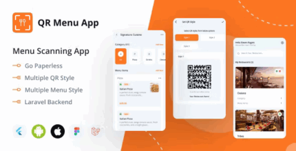 Qr menu flutter 3x app with laravel backend codermarket.png