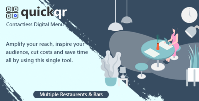 Qr menu maker saas contactless qr code restaurant menu quickqr laravel.png