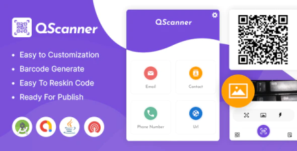 Qscanner multipurpose qr barcode scanner generator admob onesignal.png