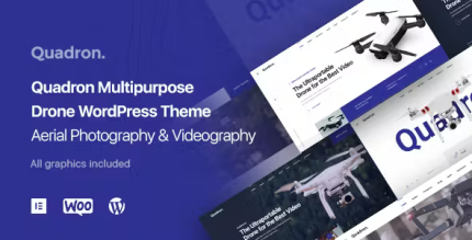 Quadrone drone uav video pilot wordpress theme codermarket.png