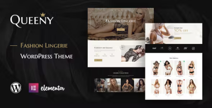 Queeny fashion lingerie wordpress theme codermarket.png