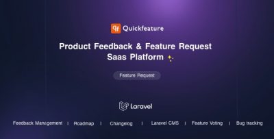 Quickfeature feature requests and feedback management saas laravel cms .jpg