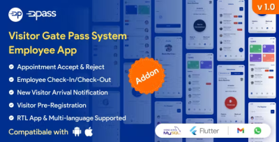 Quickpass visitor gate pass system employee app codermarket.png