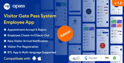 Quickpass visitor gate pass system employee app codermarket.png