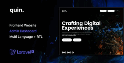 Quin multipurpose website cms creative agency management system .png