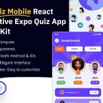 Quizio react native expo quiz app ui kit codermarket.jpg