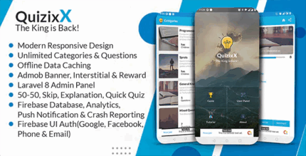 Quizix android quiz app with admob fcm push notification offline data.png