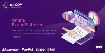 Quizzy online examination platform codermarket.png