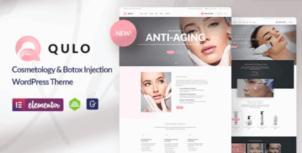 Qulo cosmetology and botox injection wordpress theme codermarket.png