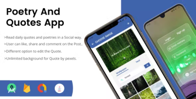 Quoter android social quotes poetry text app codermarket.png