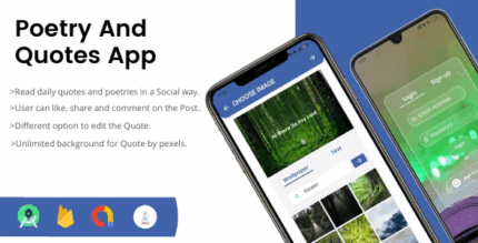 Quoter android social quotes poetry text app codermarket.png