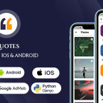 Quotes app flutter android ios full app python admin panel codermarket.png