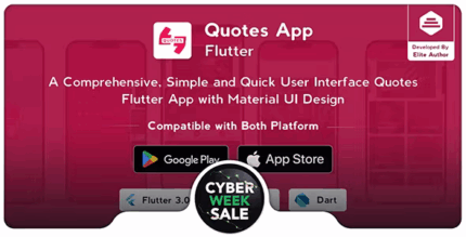 Quotes flutter app codermarket.png