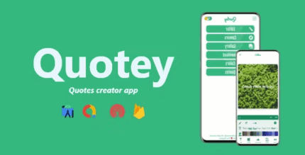 Quotey quotes creator app add text on photo editor admob firebase .png