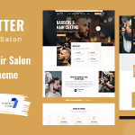 Qutter barber hair salon wordpress theme codermarket.png
