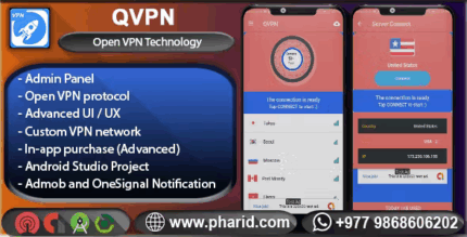 Qvpn pro custom vpn with admin panel codermarket.png