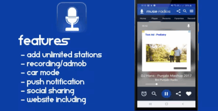 Radio android app with website codermarket.png