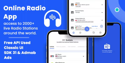 Radio app live online radio stations android radio app with admob ads .png