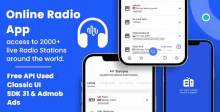 Radio app live online radio stations android radio app with admob ads .png