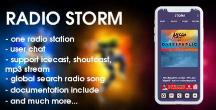 Radio storm android radio application with more additional features .png