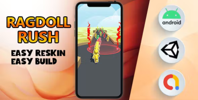 Ragdoll rush unity admob codermarket.png